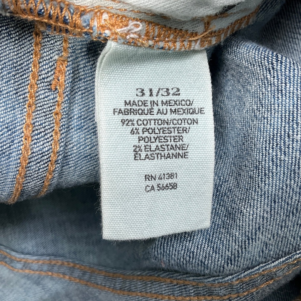 Ralph Lauren Skinny Jeans Women 33W 29L Light Blue Ruskin Taper Denim‎ - Picture 5 of 14